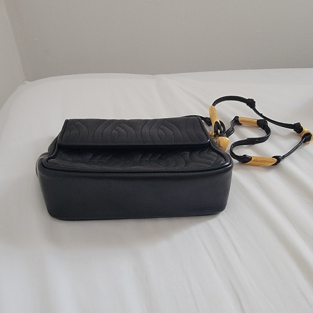 Vintage Fendi Roma Pasta Bag in Black Quilted Leather - Picture 5 of 13